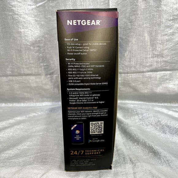 NETGEAR Nighthawk AC1900 Wi-Fi Mesh Extender - Black - Picture 6 of 6